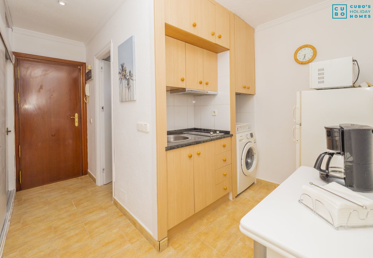 Kitchen of this apartment in Torremolinos
