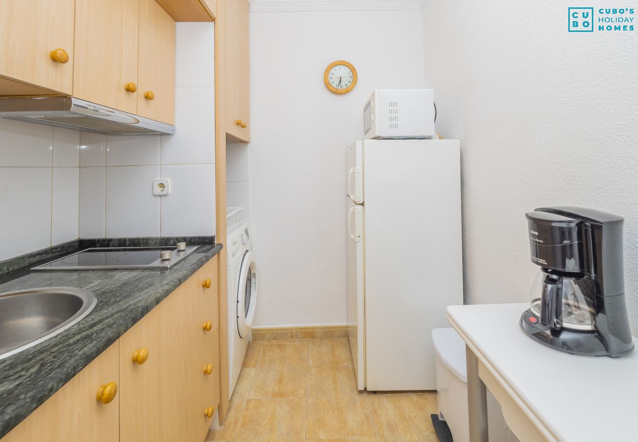 Kitchen of this apartment in Torremolinos