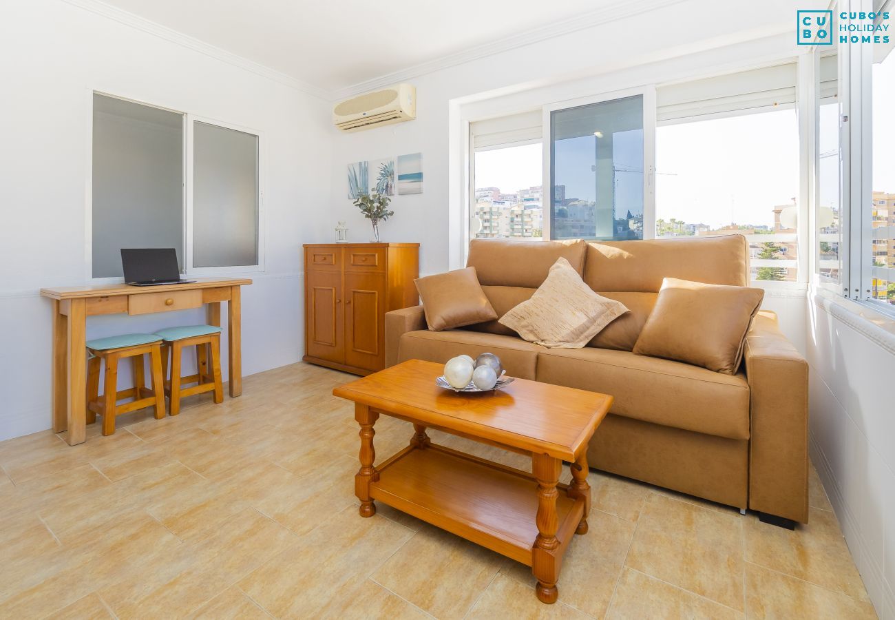 Living room of this apartment in Torremolinos