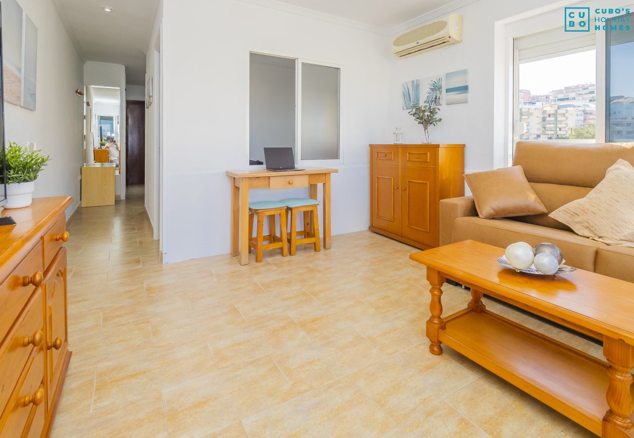 Living room of this apartment in Torremolinos