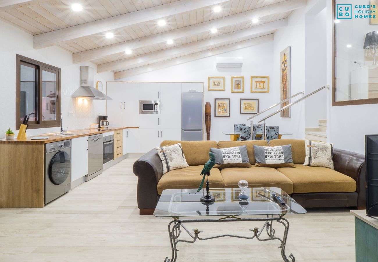 Living room of this farm in Alhaurín el Grande