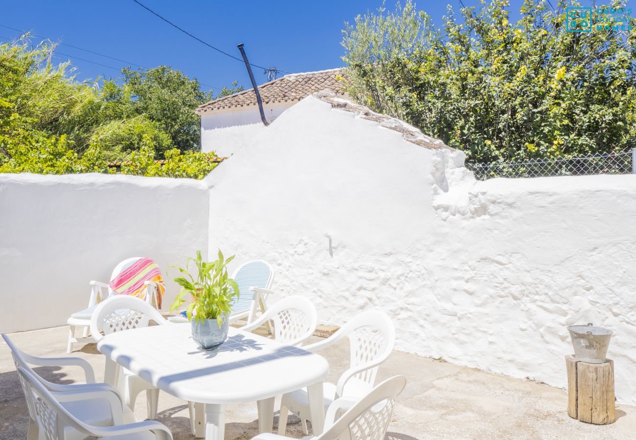 Terrace of this farm in Coín