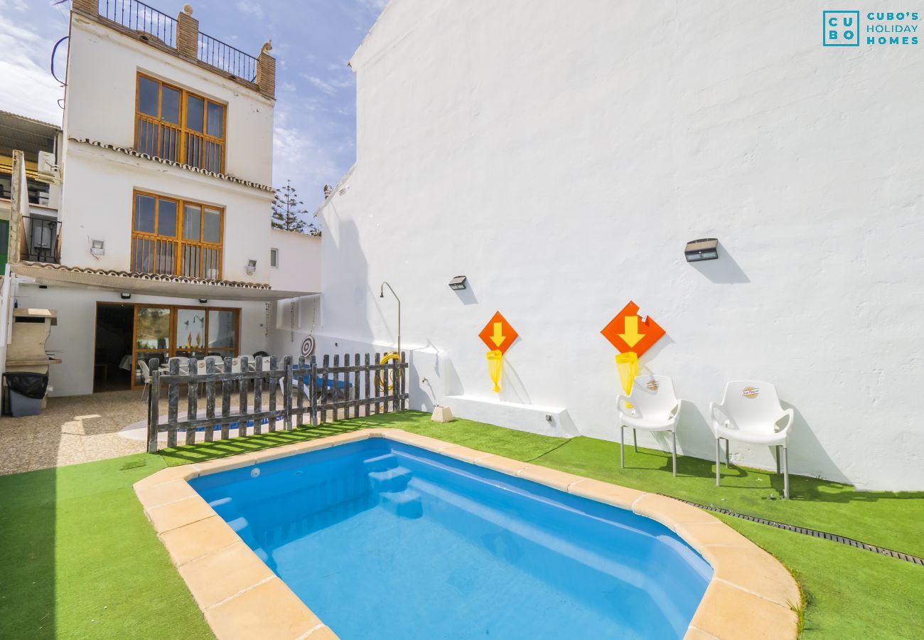 Pool of this rural house in Álora, near the Caminito del Rey