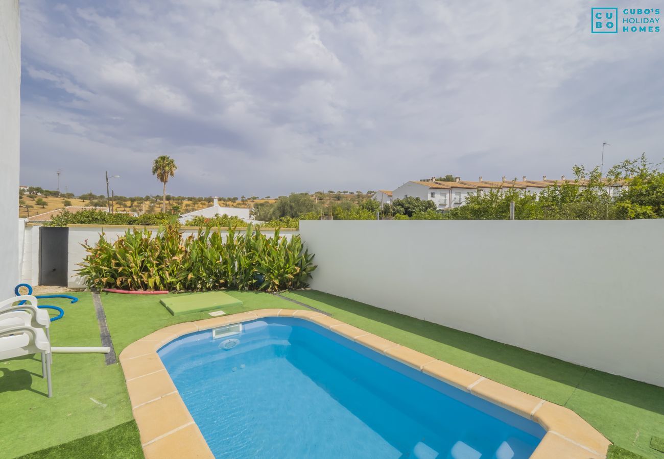 Pool of this rural house in Álora, near the Caminito del Rey
