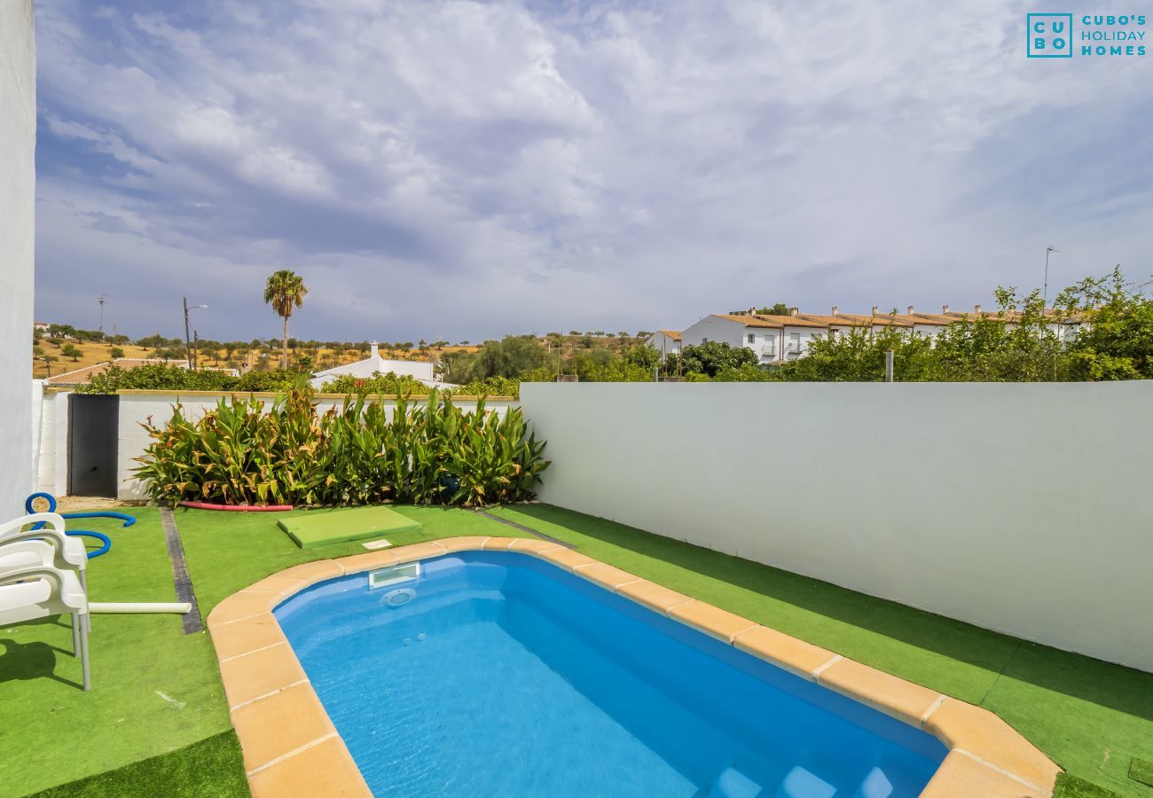 Pool of this rural house in Álora, near the Caminito del Rey