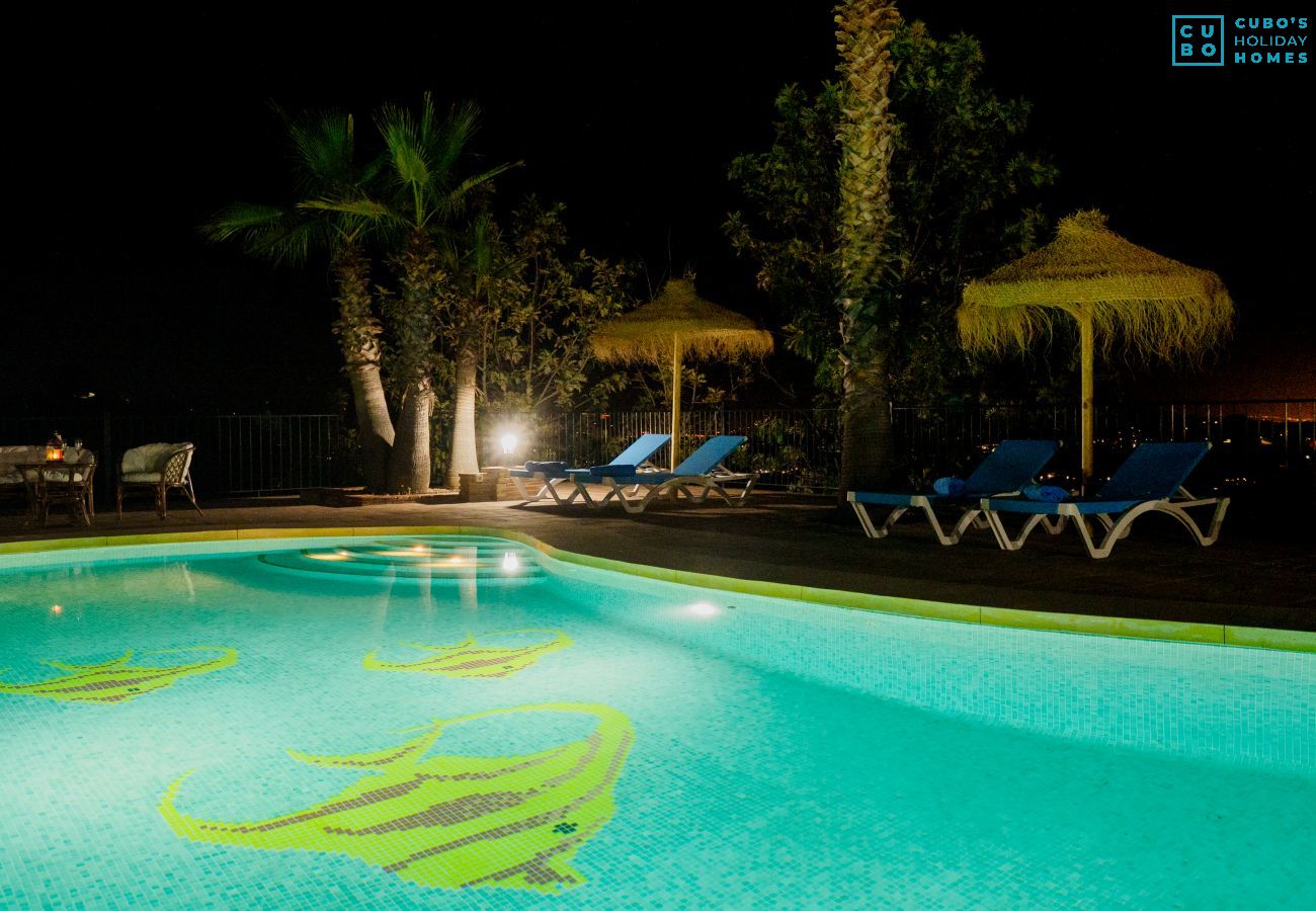 Private pool of this Finca in Alhaurín el Grande