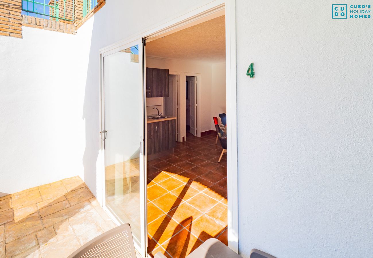 Terrace of this studio in Cártama