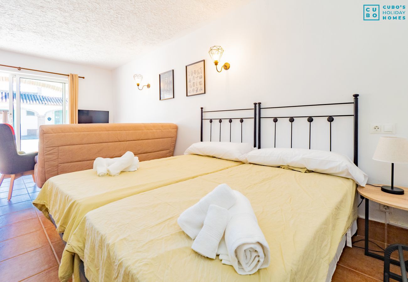 Bedroom of this studio in Cártama