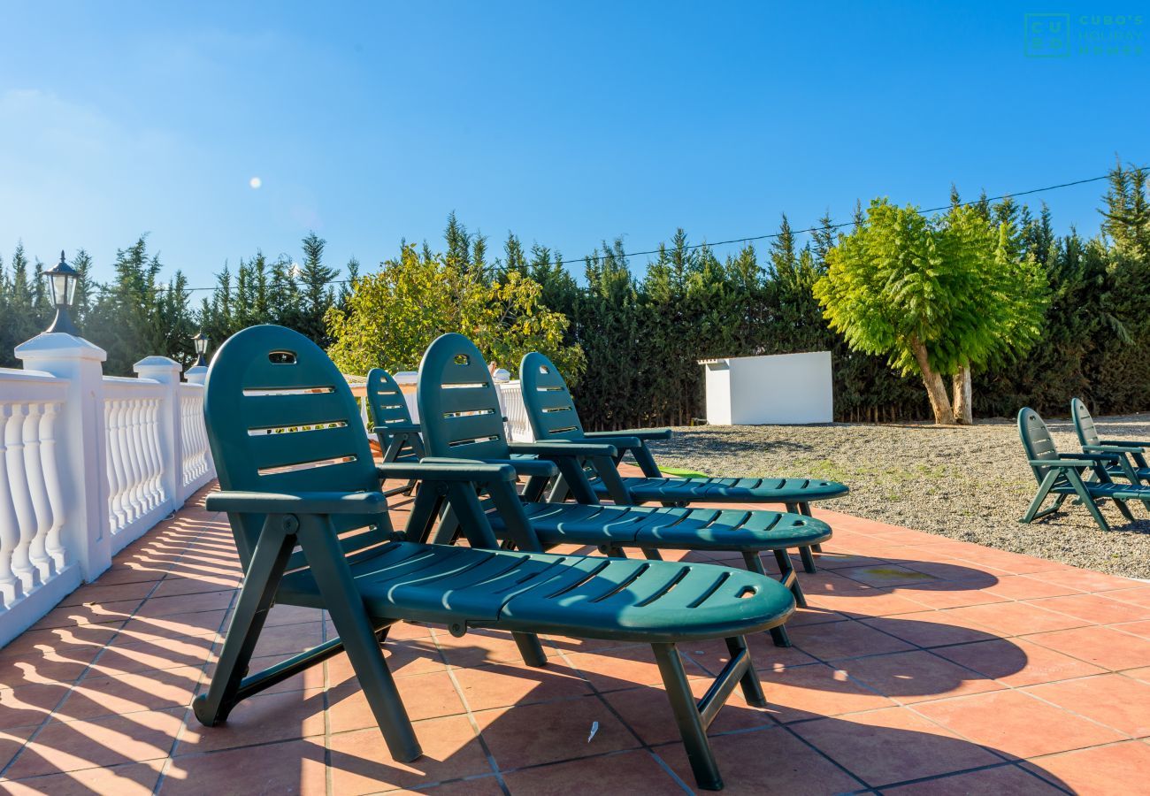 Terrace of this studio in Cártama