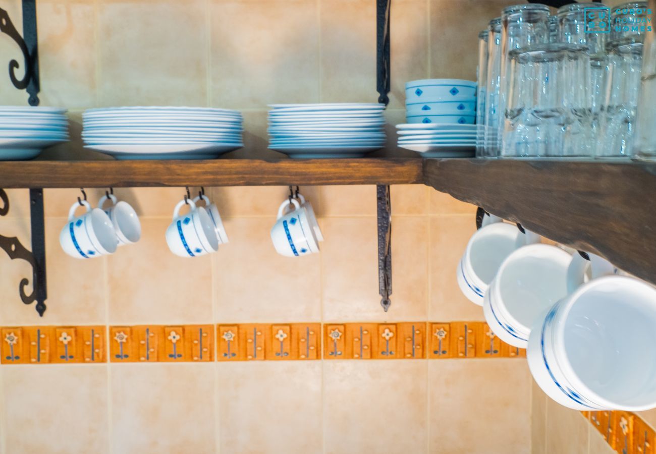 kitchen, tableware, rural house, costa del sol