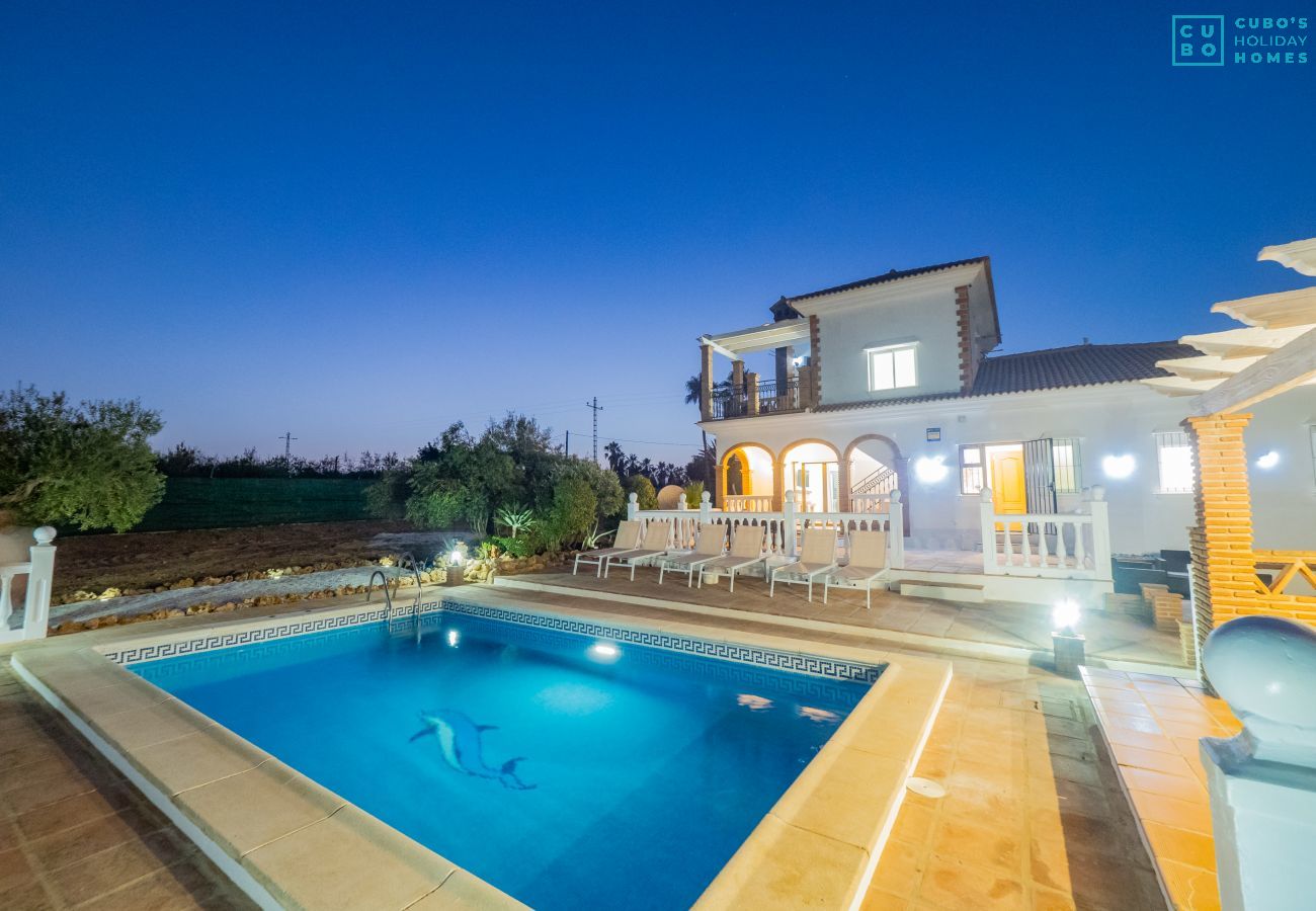 Villa in Alhaurin de la Torre - Cubo's Villa Blanca Alhaurin
