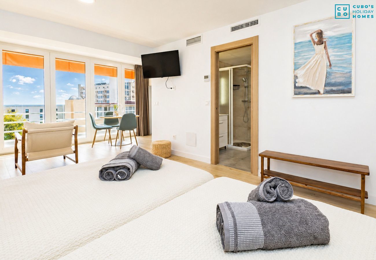 Studio in Torremolinos - Cubo's Sea View Studio 100m from the Beach