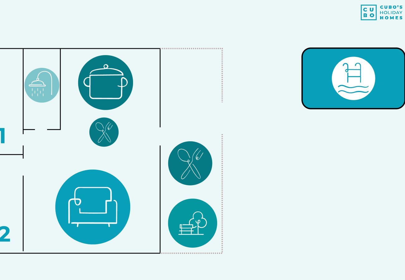 Cottage in Ardales - Cubo's Casa Rural Villa Aitana