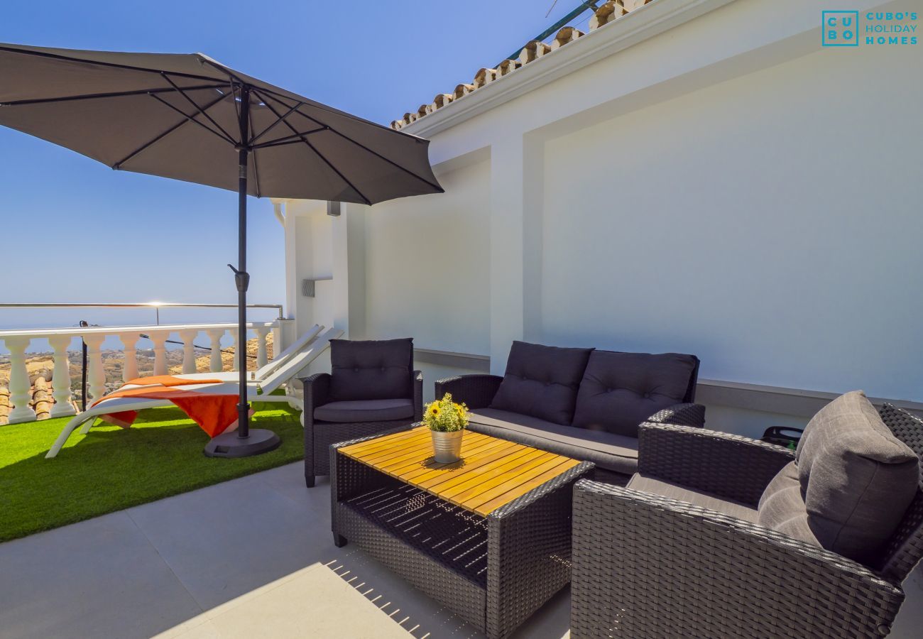 Apartment in Mijas Pueblo - Cubo's La Santa Maria Mijas Pool & Sea View