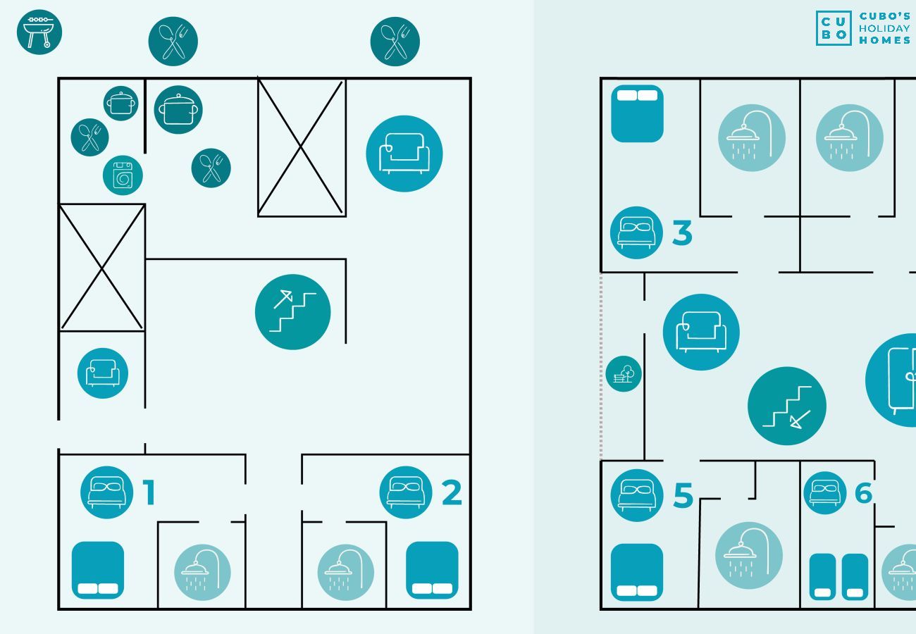 Villa in La Cala de Mijas - Cubo's Villa La Butibamba