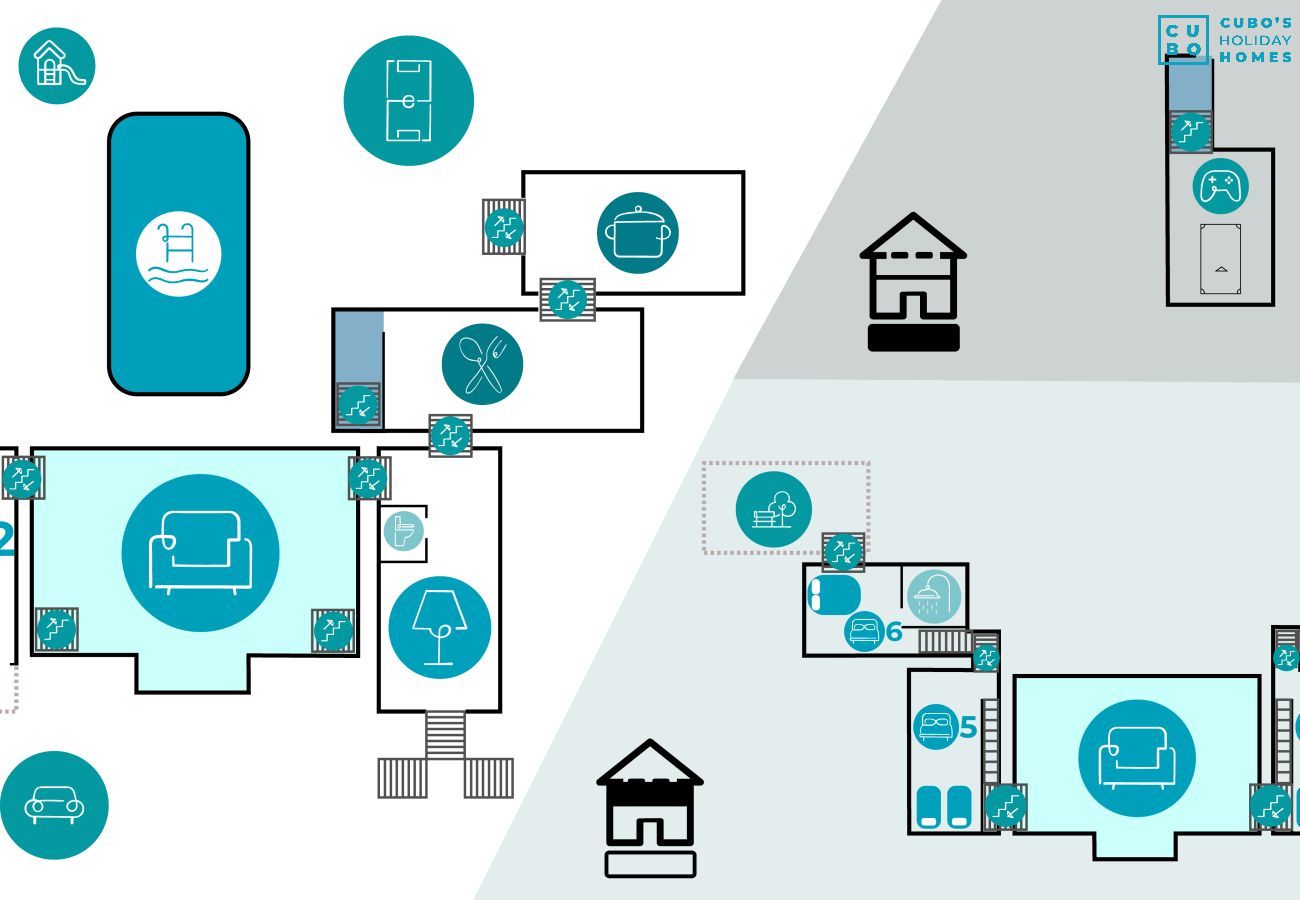 Villa in Alhaurín el Grande - Cubo's Villa Bresell Golf & Family Fun