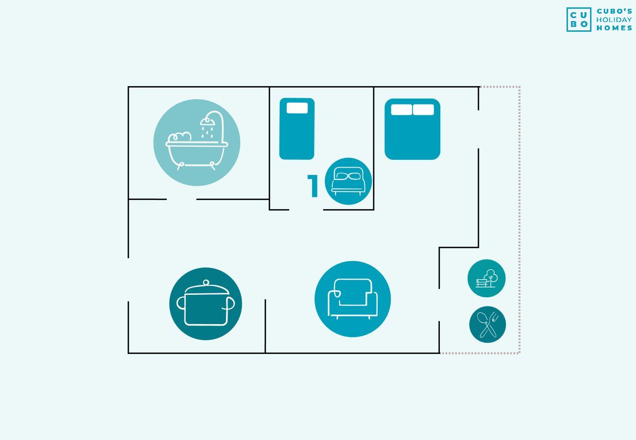 Apartment in Alhaurin de la Torre - Cubo's Oasis Lauro Golf Apartment Apartment in Alhaurin de la Torre - Cubo's Oasis Lauro Golf Apartment