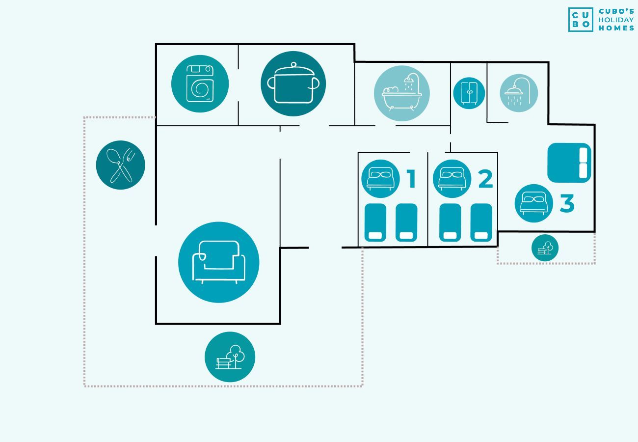 House in Alhaurin de la Torre - Cubo's Cortijos del Sol Los Jazmines House