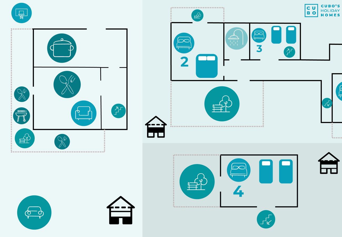 House in Coín - Cubo's Casa Los Nebrales & Private Pool