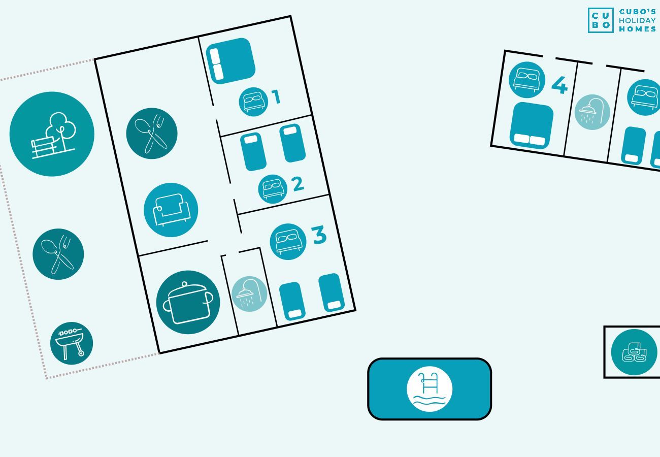 Cottage in Málaga - Cubo's Casa Los Pinos High Privacy Pool