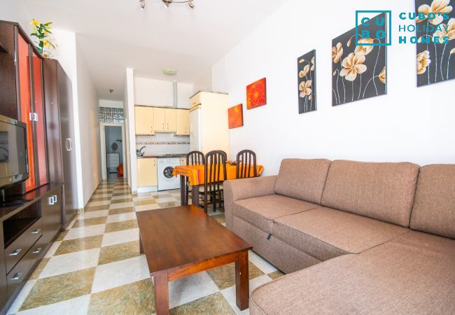 Salle à manger que cet appartement à Fuengirola a