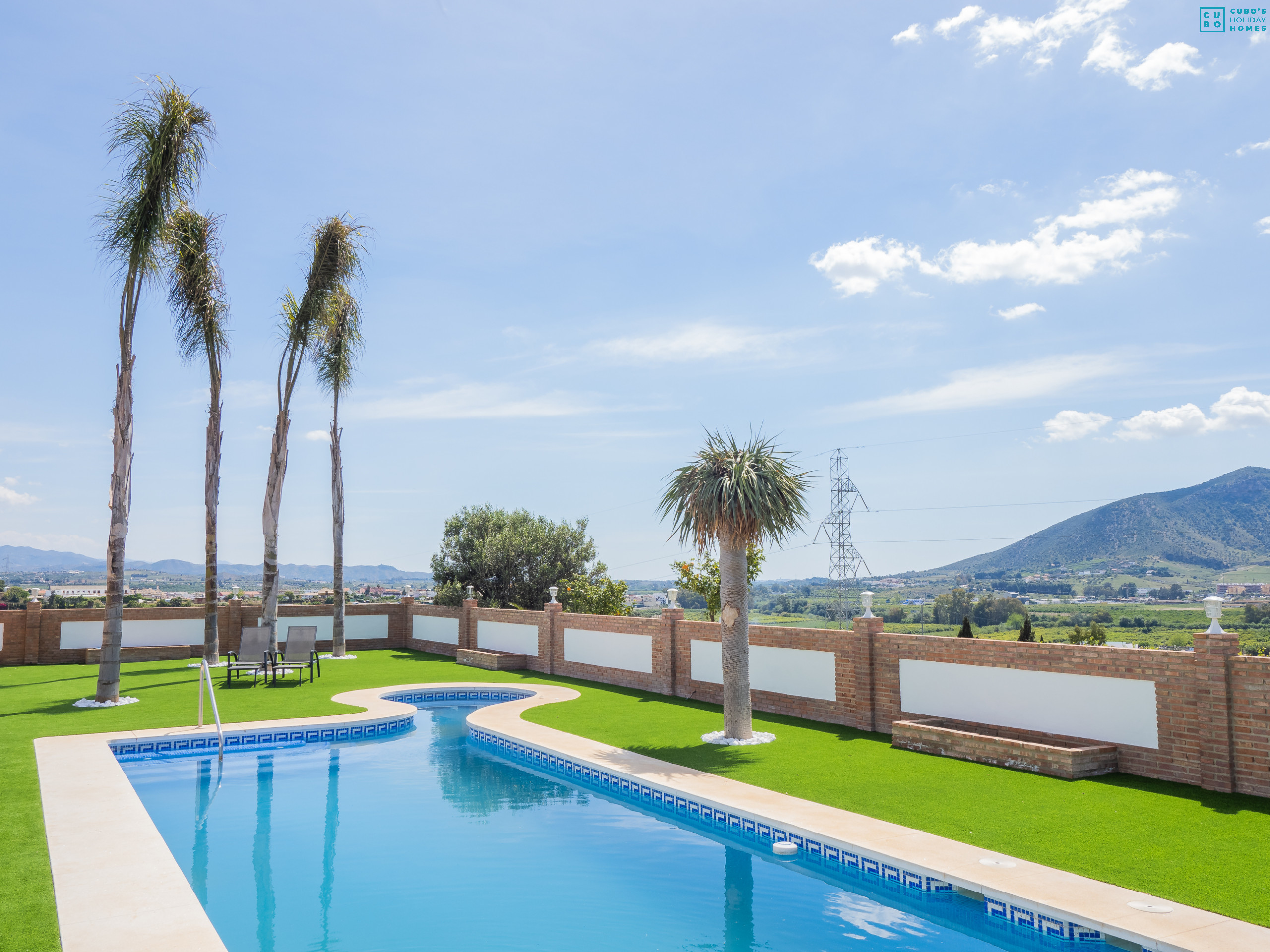 Piscine privée de cette Villa à Cártama