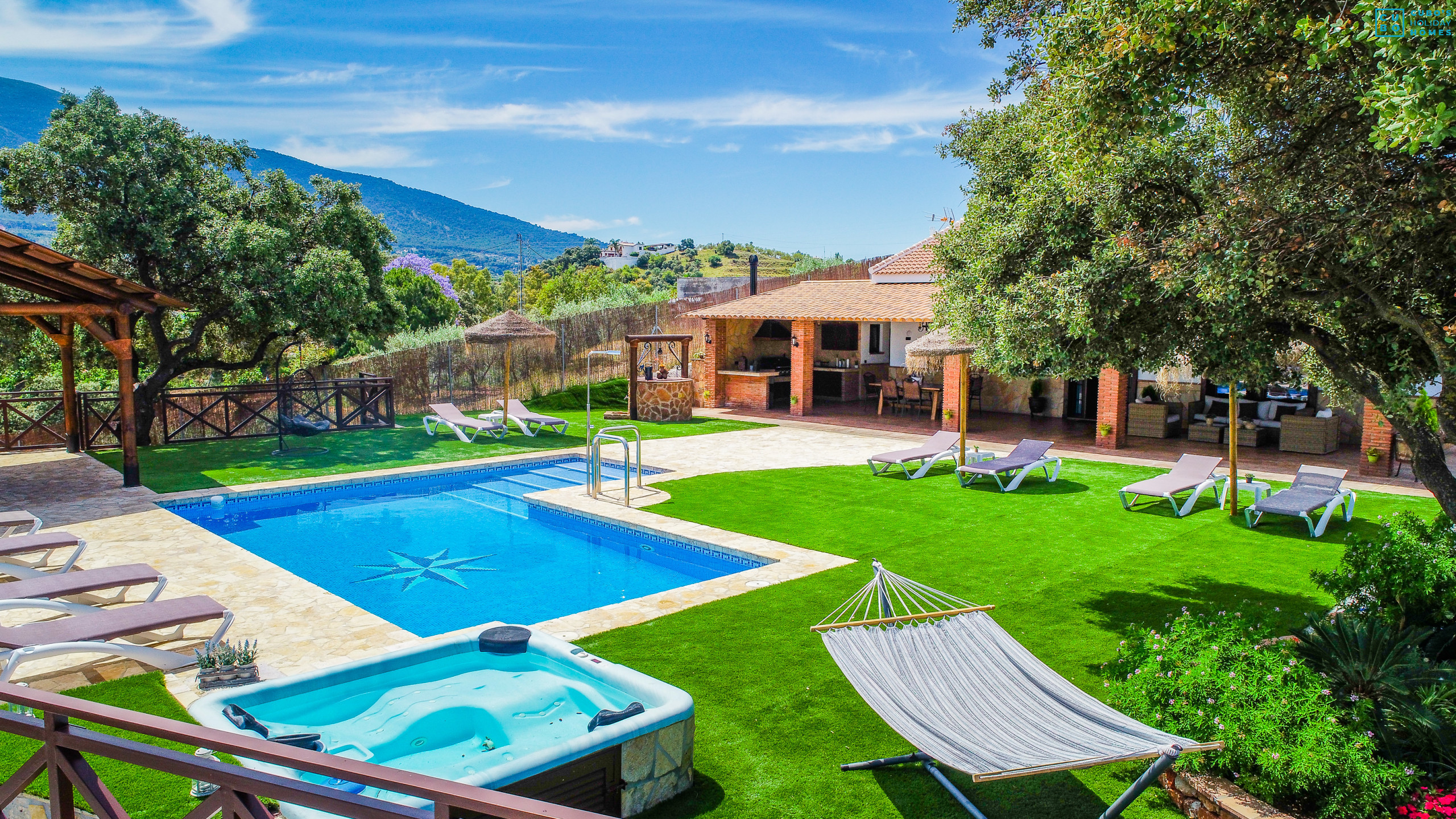 Piscine privée de cette villa à Alhaurín el Grande