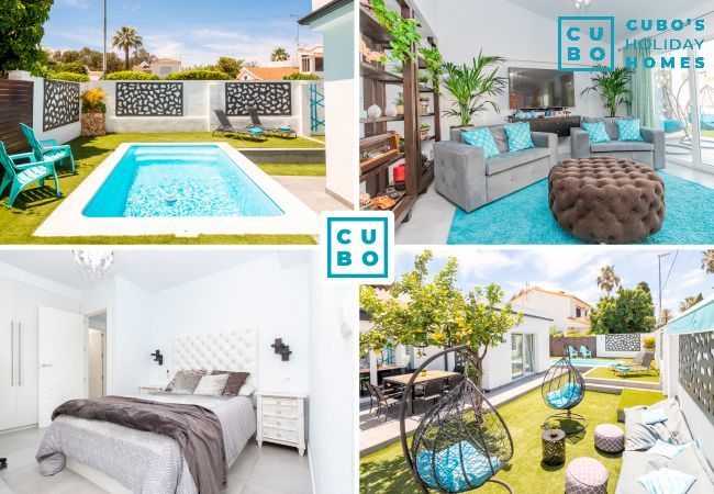 Charmante maison de vacances à Malaga avec piscine et aire de détente.