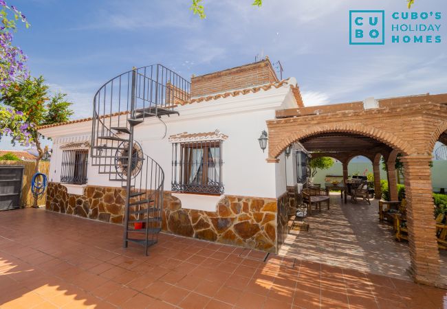 Terrasse de cette maison rurale à Alhaurín el Grande