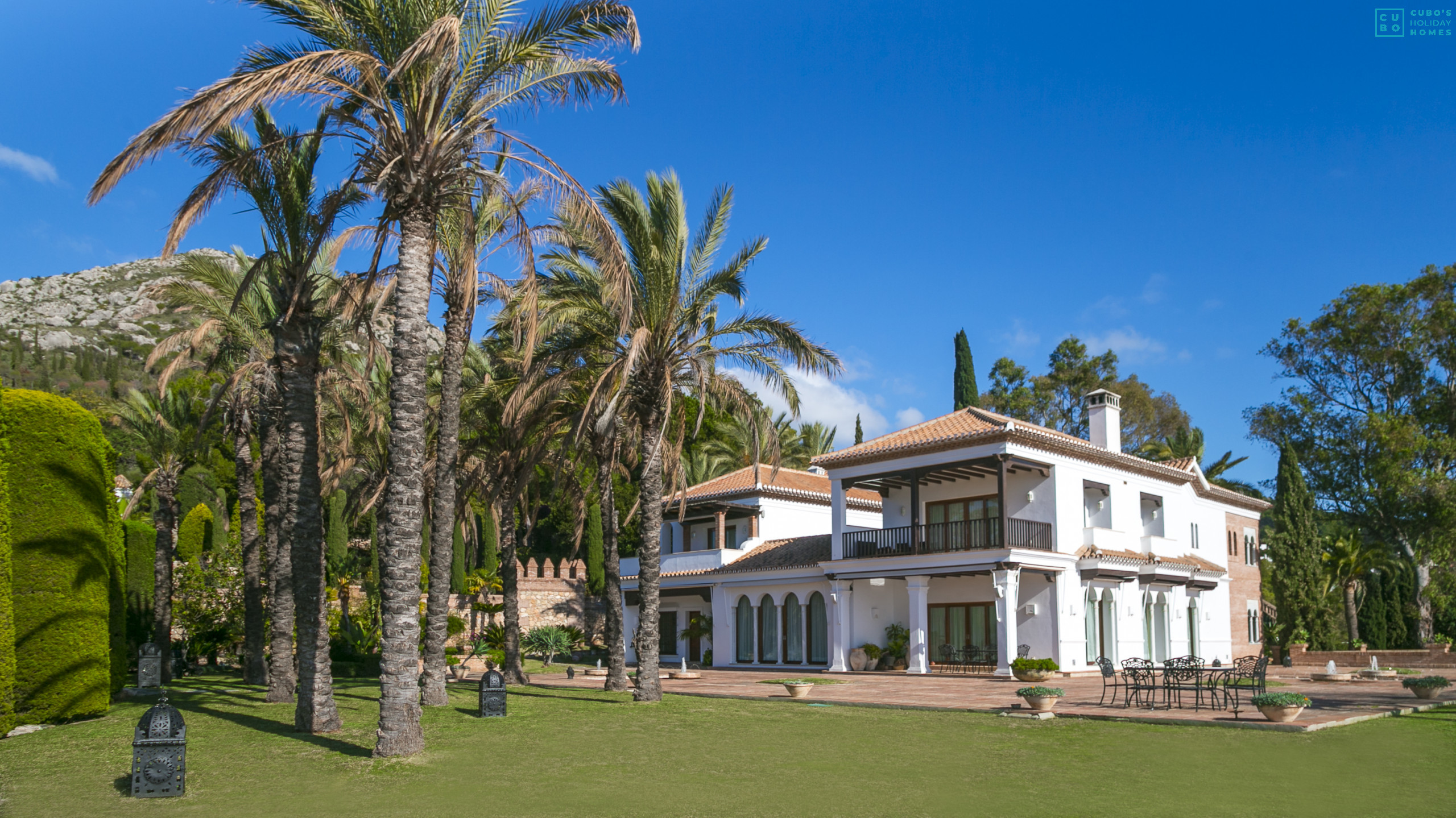 Extérieur de cette villa de luxe à Malaga