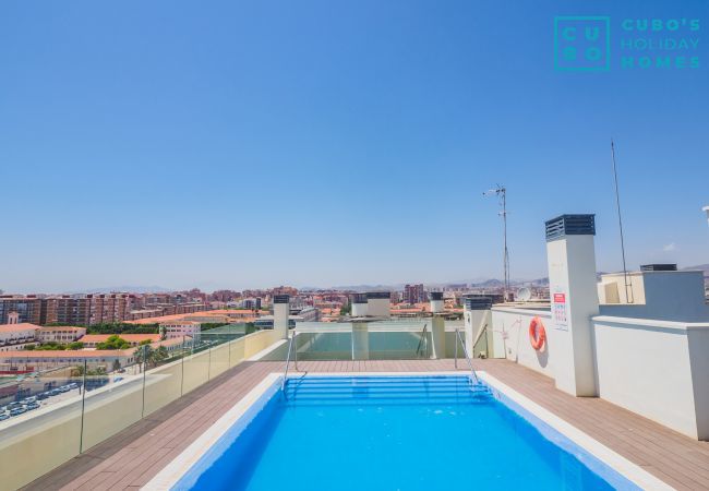 Appartement à Málaga - Cubo's Sea View Pacifico Street & Free Parking Appartement à Málaga - Cubo's Sea View Pacifico Street & Free Parking