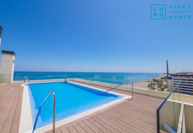 Appartement à Málaga - Cubo's Sea View Pacifico Street & Free Parking Appartement à Málaga - Cubo's Sea View Pacifico Street & Free Parking