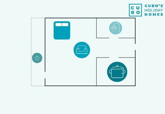 Studio à Fuengirola - Cubo's Fuengirola Leisure Port Studio à Fuengirola - Cubo's Fuengirola Leisure Port