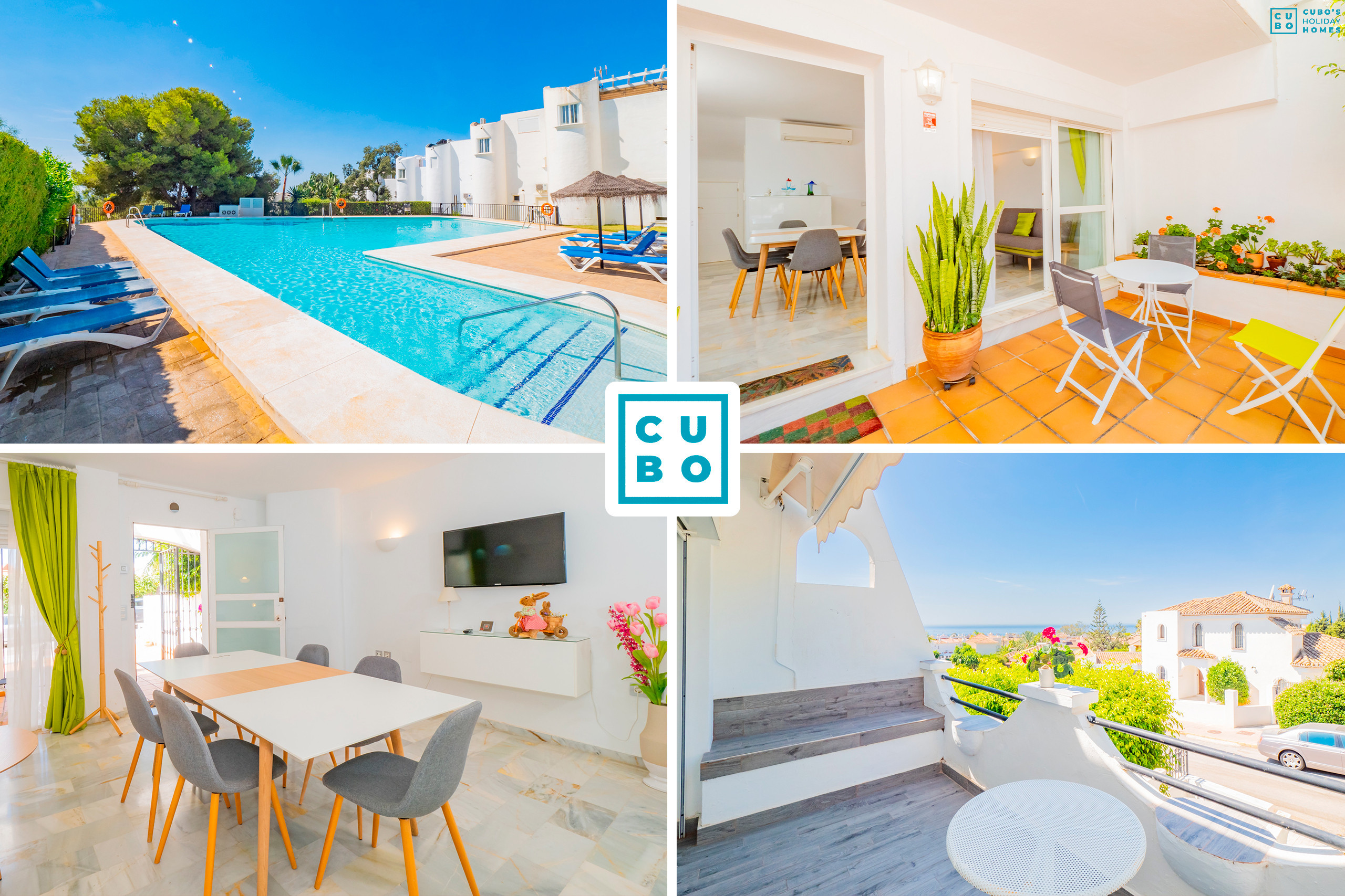Charmante maison de vacances à Marbella pour 6 personnes avec piscine.