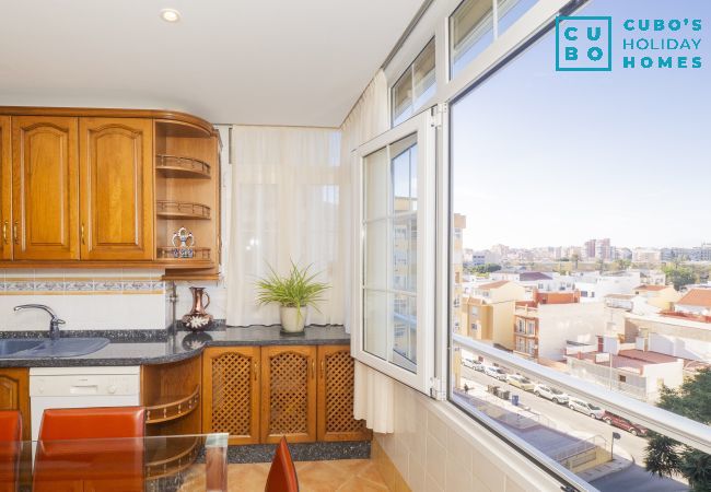 Appartement à Malaga - Cubo's Apartamento Seaview Port & Free Parking