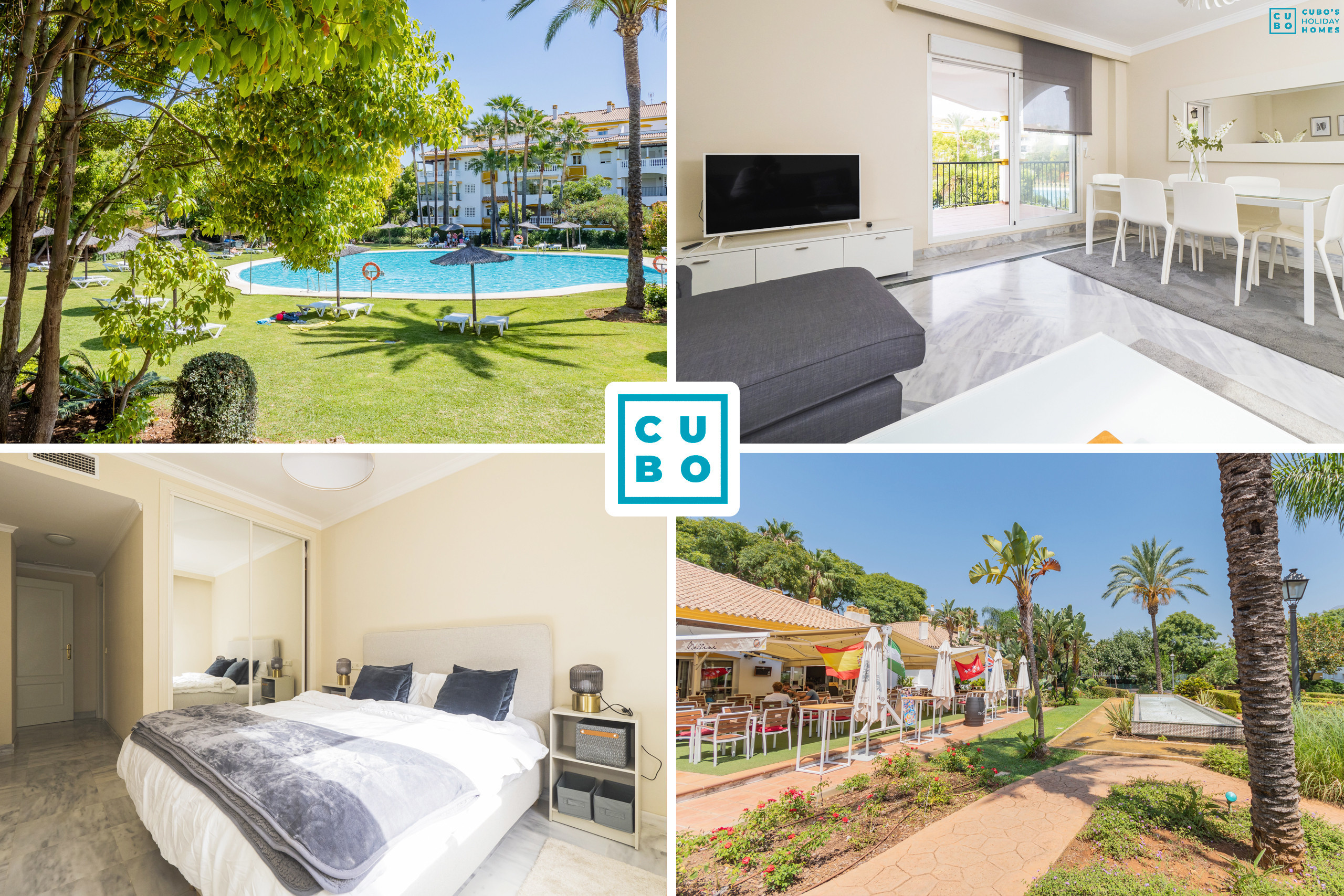 Charmant appartement à Marbella pour 4 personnes avec piscine et parking