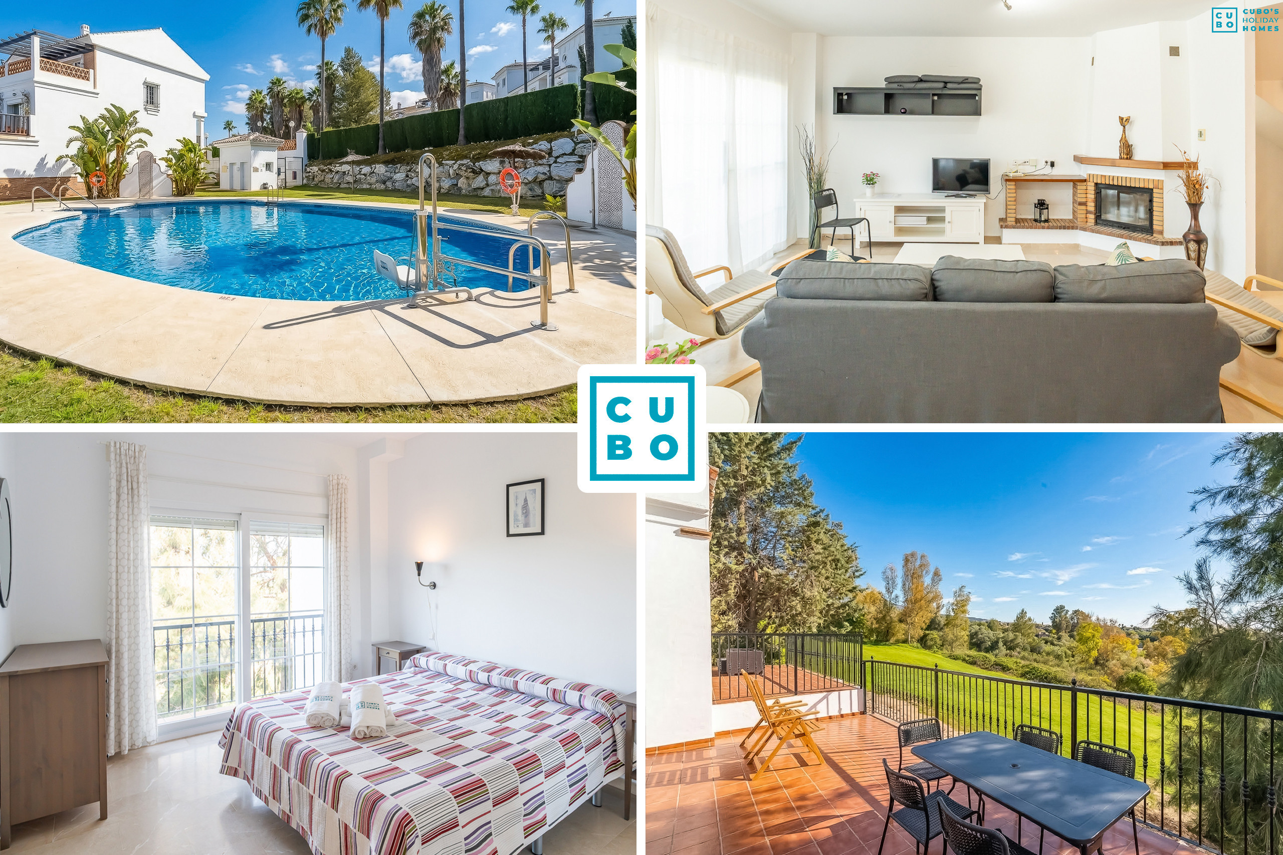 Maison de vacances avec piscine et terrain de golf à Alhaurín