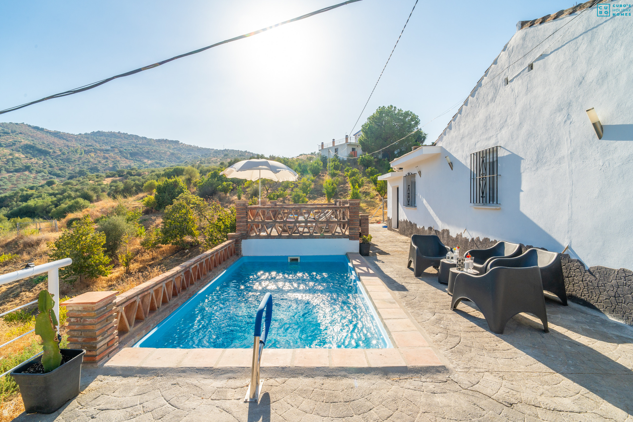Maison rurale avec piscine à Guaro pour 4 personnes