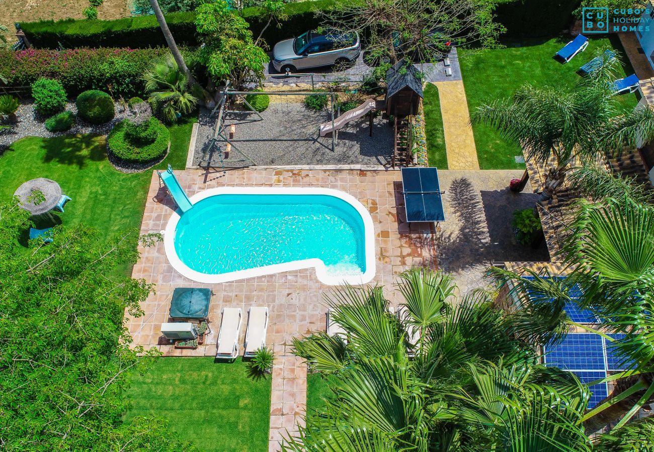 Vues de cette villa à Alhaurín de la Torre