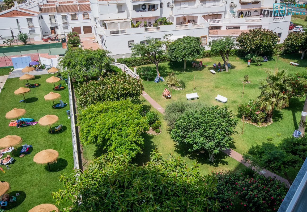 Piscine communautaire de cet appartement à Algarrobo