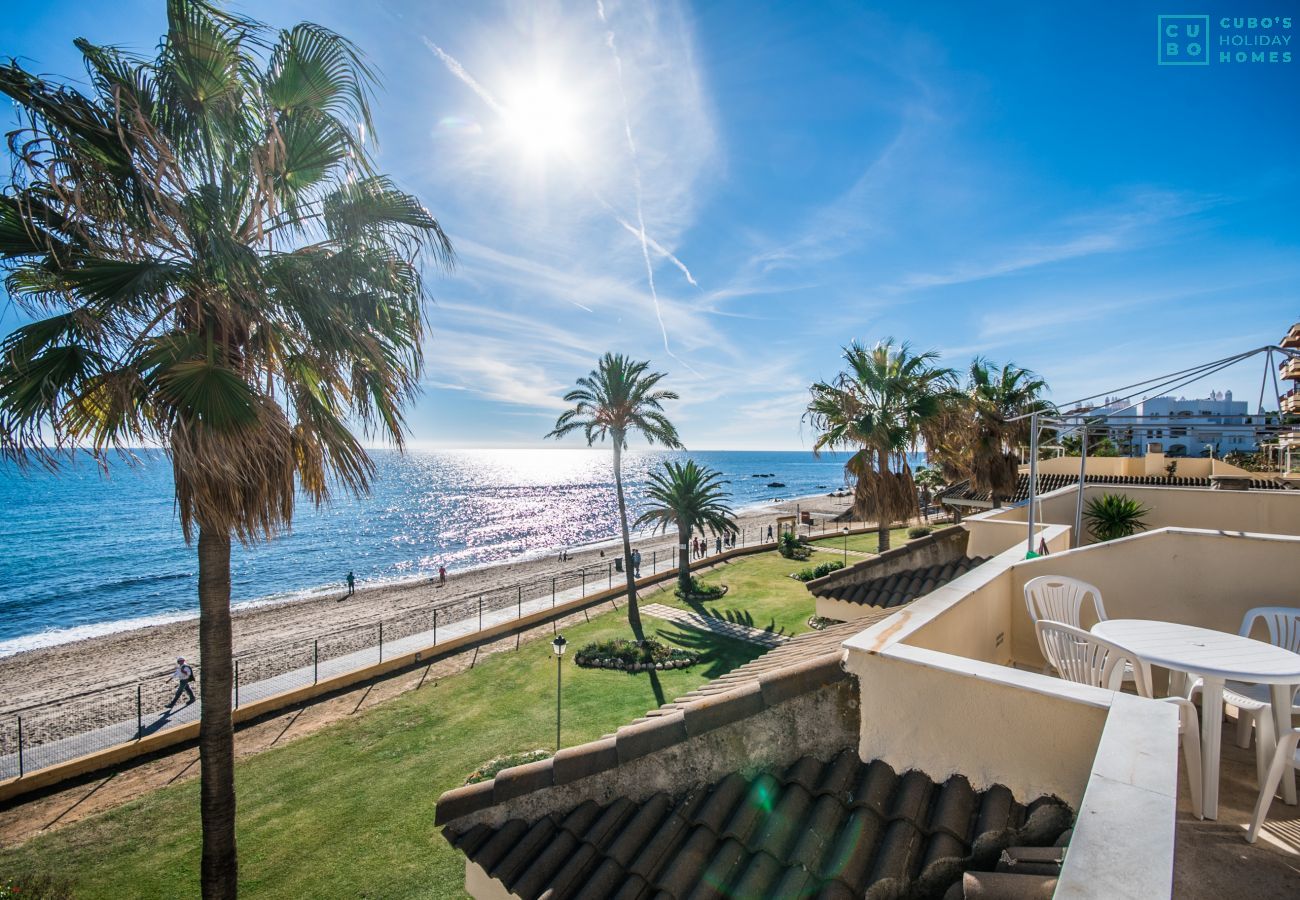 Plage près de cet appartement à Mijas Costa