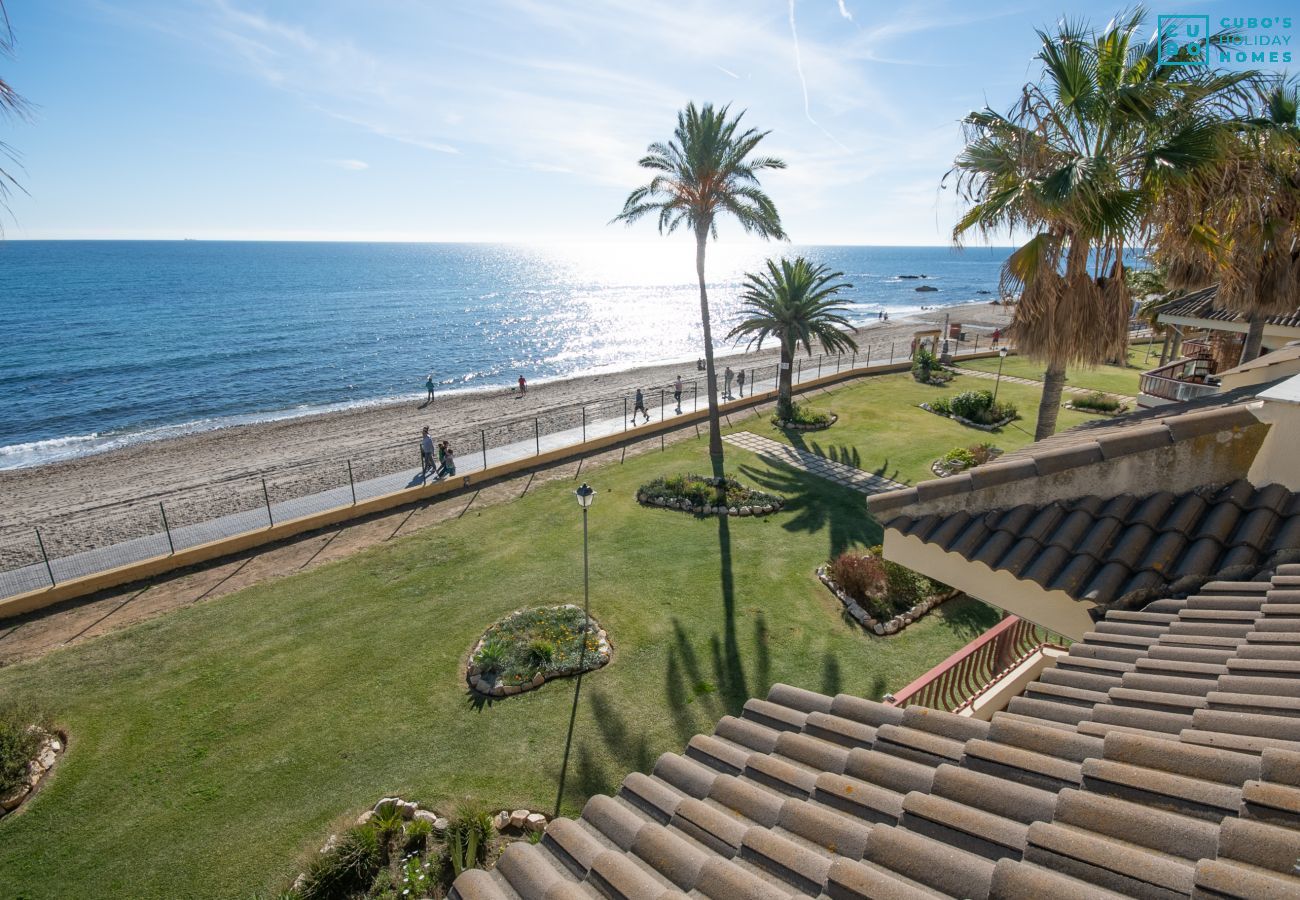 Vue sur la mer depuis cet appartement à Mijas Costa