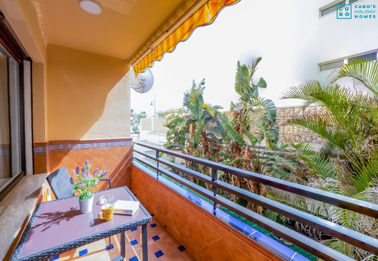 Terrasse que cet appartement a à Benalmádena