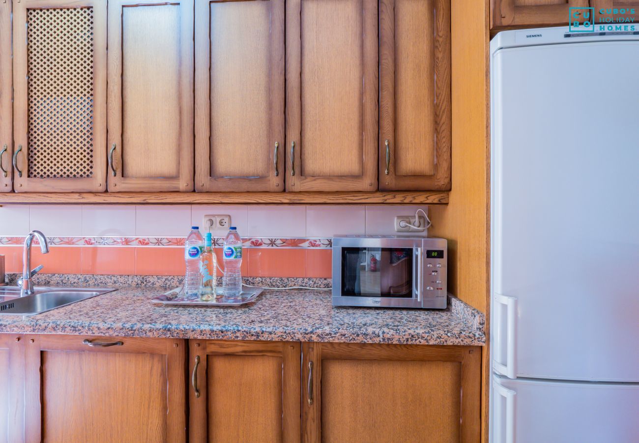 Cuisine qui a cet appartement à Benalmádena