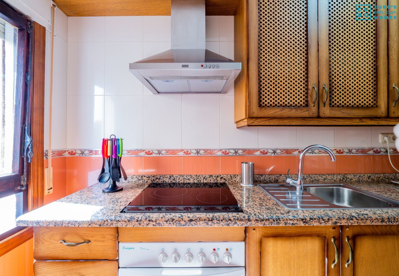 Cuisine qui a cet appartement à Benalmádena