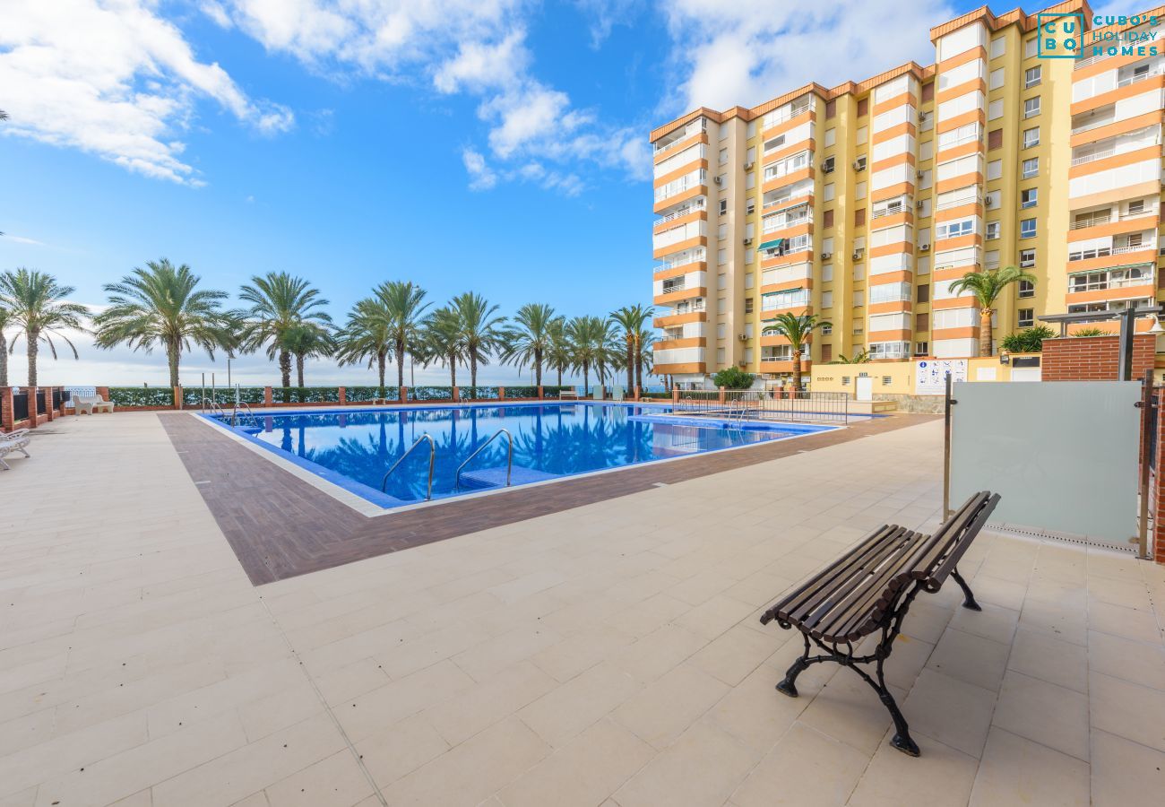 Piscine communautaire de cet appartement à La Caleta de Vélez