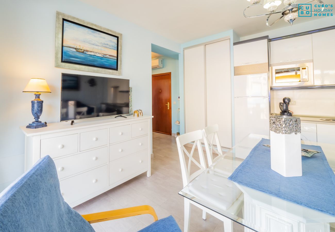 Living room of this apartment in Torremolinos