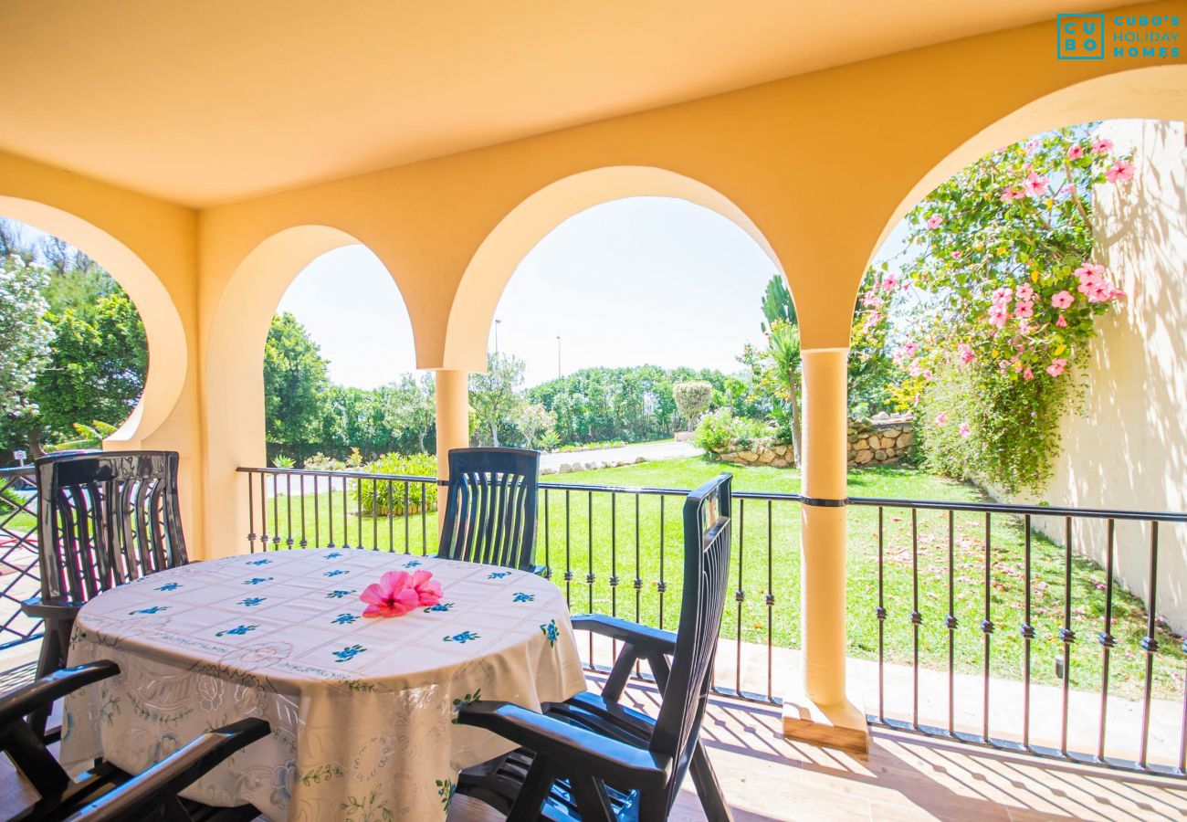 Terrasse de cet appartement à Mijas Costa