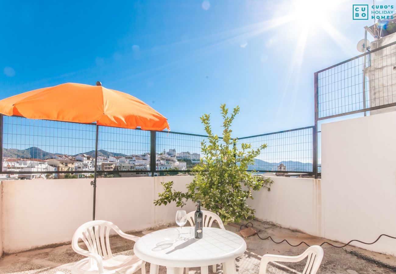 Terrace of this house near the Caminito del Rey