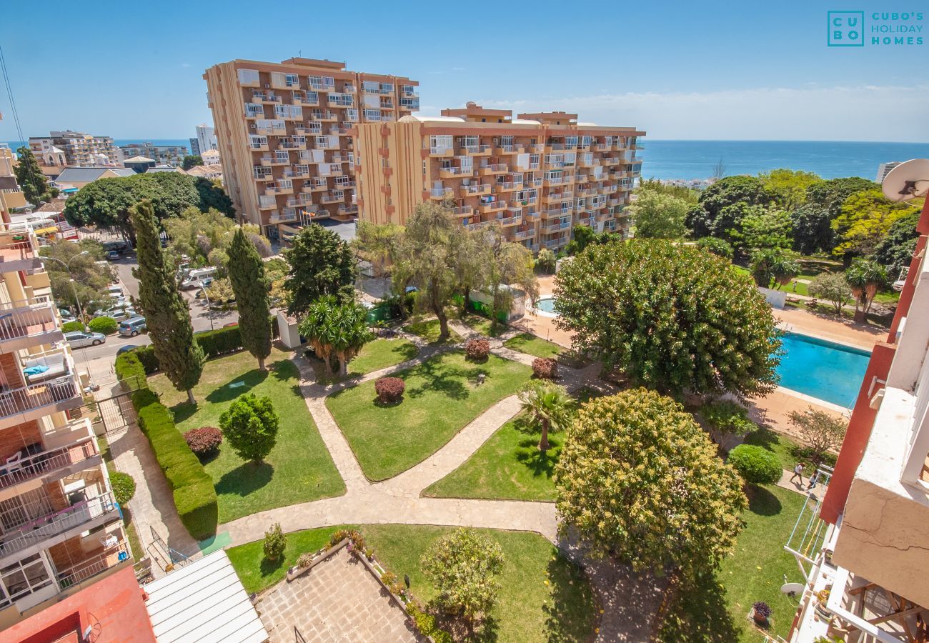 Piscine communautaire de cet appartement à Benalmádena